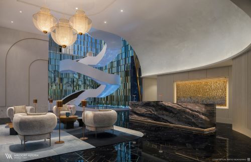 \"Waldorf-Astoria-Miami-Reception-Lobby\"